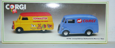 Corgi Classics 97746 Bedford CA Toymaster & Morris J Van Corgi Set Maßstab 1:43
