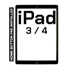 iPad 3 / iPad 4 Digitizer  Home Button Black 