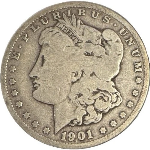 1901-O Morgan $1 ✔ 90% Silver ✔ Good (G) Condition