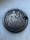 1857 Liberty Seated Dime - INV#8946