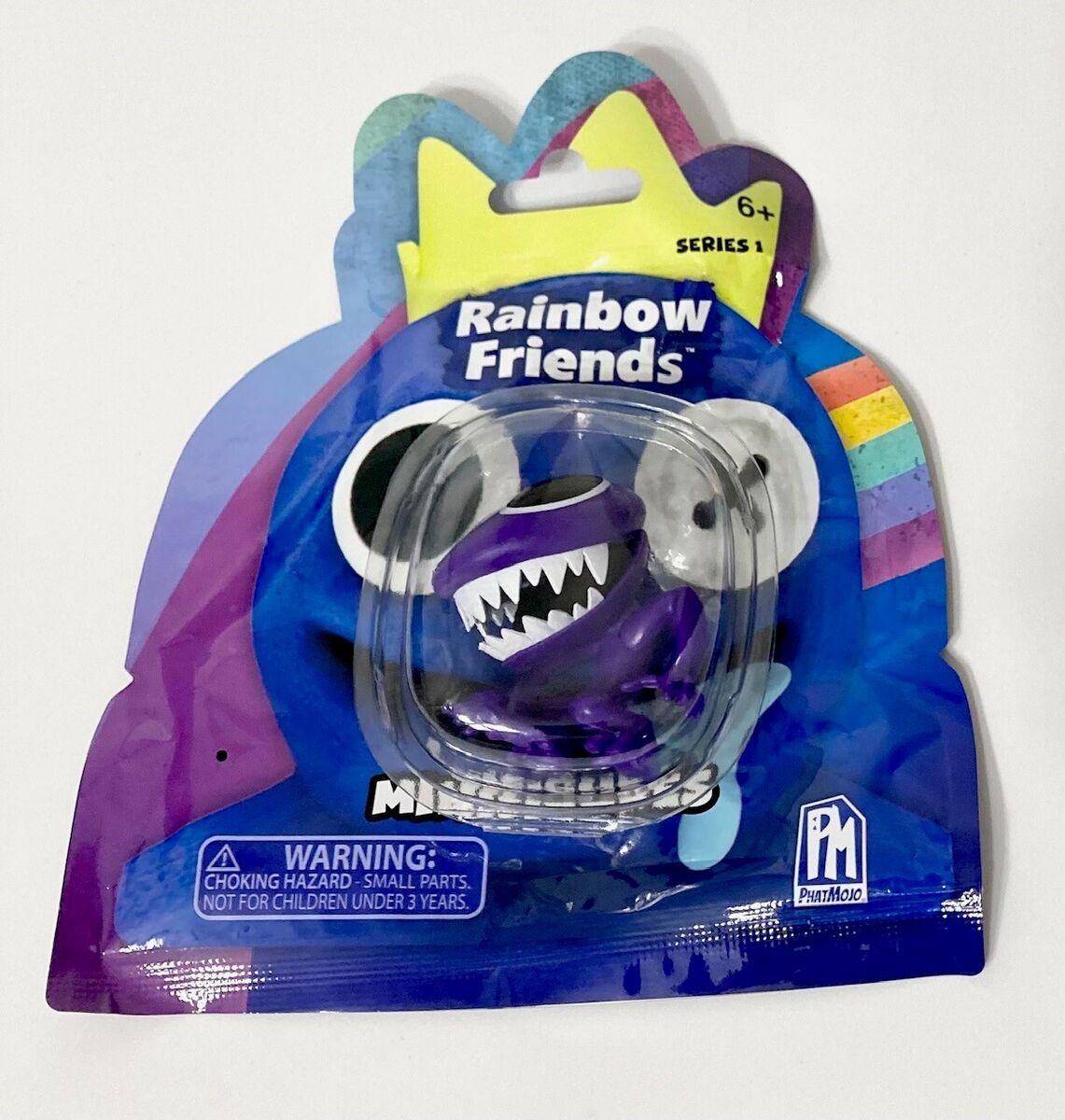 2023 RAINBOW FRIENDS Licensed 8” BLUE PLUSH Series 1 Phat Mojo Roblox New +  Tag