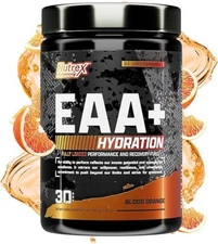 Nutrex Research EAA+ BCAAs Hydration Blood Orange Powder For Muscle Recovery