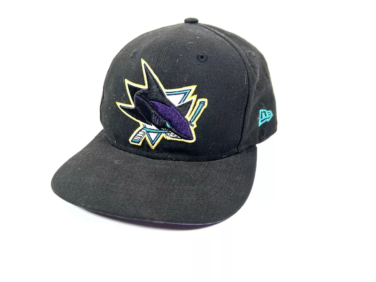 San Jose SJ Sharks Sports New Era Fitted Hat NHL Hockey 59FIFTY OSFM