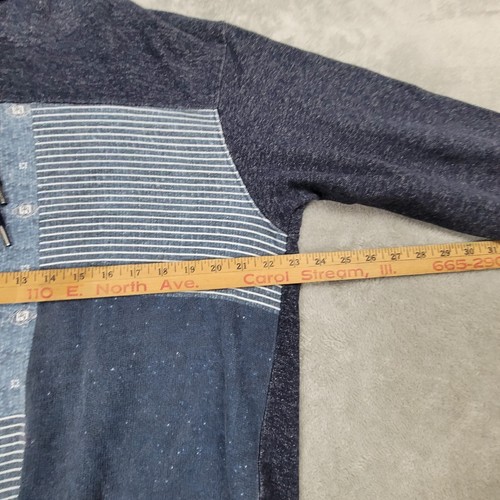 Parish Nation Hoodie Size XL Measures approx 24” long 23” pit to pit. Blue/Gray - Picture 13 of 16