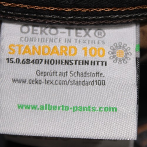 Alberto Hose 5 Pocket Jeansschnitt Größe 38 US Pfeife in grau Baumwollmischung neu ohne Etikett - Bild 15 von 19
