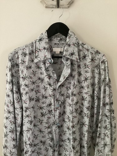 Camisa Diesel Gris Floral/Estampada, Talla Grande Reino Unido, Buen Estado Usada - Imagen 4 de 5