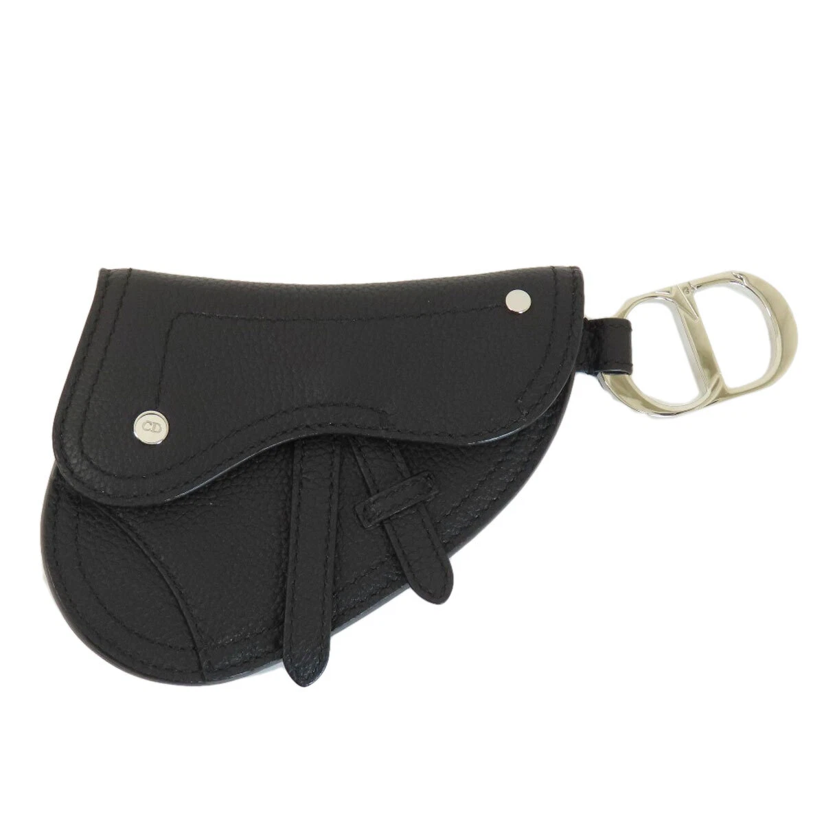 CHRISTIAN DIOR Pochette d'accessoires Pochette de selle Cuir