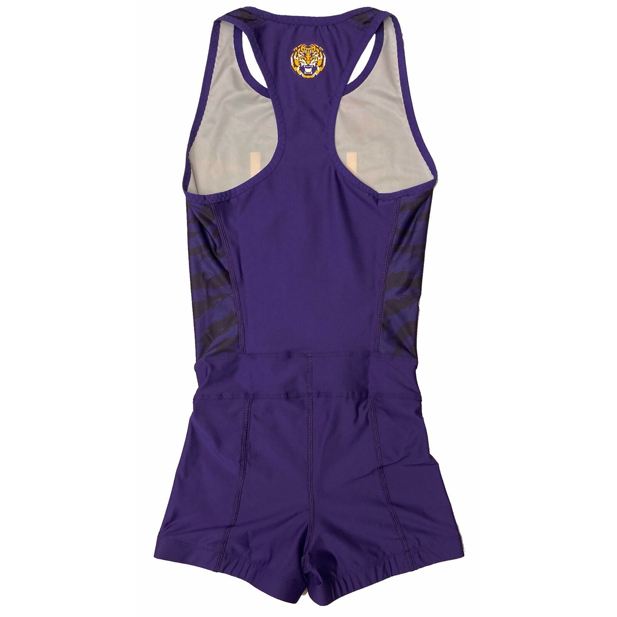 Nike LSU Tigers Pro Elite Track Singlet - Purple (Women's XS
