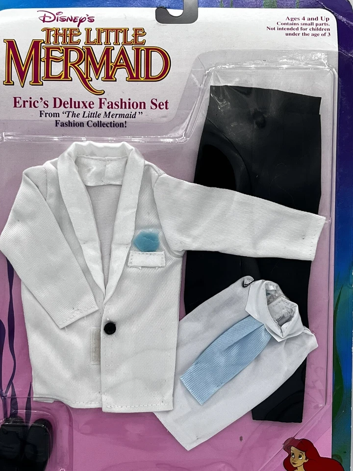 Tyco Disney Little Mermaid Eric’s Deluxe Fashion Set Accessory Outfit 1875-8 NIP - Image 3 of 4