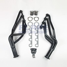 Long Turbo Headers For 66-73 Ford Mercury Black Paint Long Turbo Headers For 66-73 Ford Mercury Black Paint