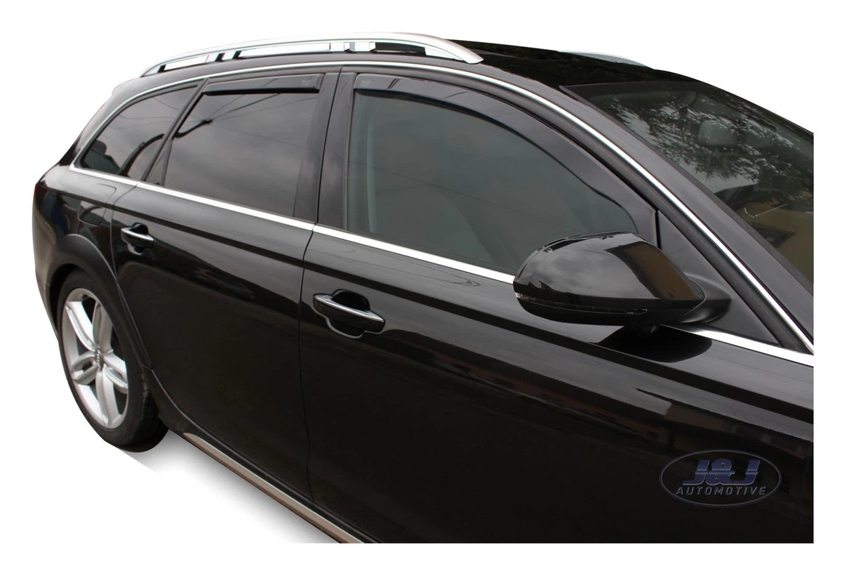 TO FIT AUDI A6 C7 5 DOOR ESTATE 2011 2018 wind deflectors 4pcs set