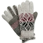 ISOTONER Gray Split Snowflake Chenille smarTouch Microluxe Tech Gloves One Size