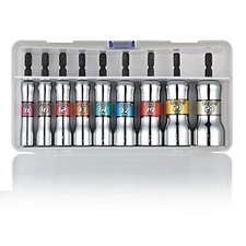 VESSEL  Rigidity semi-long socket 9 set SL209PS from Japan