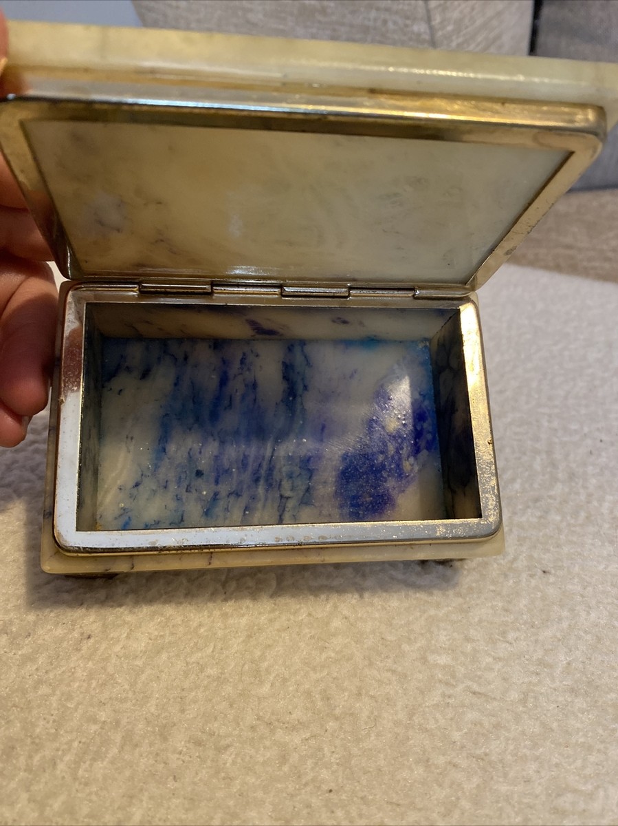 alabaster fish box Global Views Swivel Mushroom Box by Printed Reef Clear coral isolation Seabass stones shadowbox - Studio