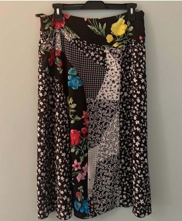 Calvin Klein Mixed Pattern Patchwork Floral Check… - image 3