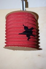 Ancien lampion, lanterne ininflammable la cycliste 1920