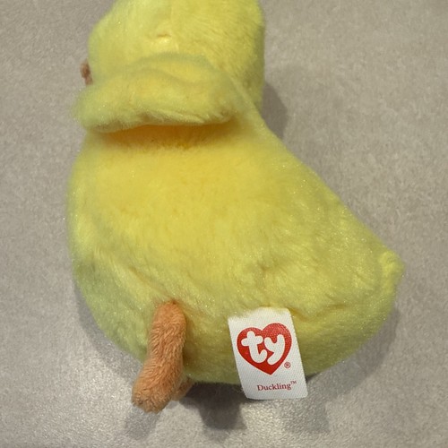 Ty Beanie Baby - DUCKLING the Yellow Duck (6 Inch) MINT - Picture 4 of 6