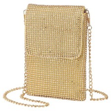 Evening Handbags Clutch Purses for Women, Crossbody Bag Crystal Rhinestone Pu...