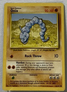 Pokemon Trading Card Game Pokemon Onix 56 102 Nase Set Common Card Toys Hobbies