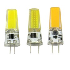 Bombilla LED G4/G8/GY6.35 COB 2508 5W 110V/220V/12~24V Lámpara Droplight Gabinete
