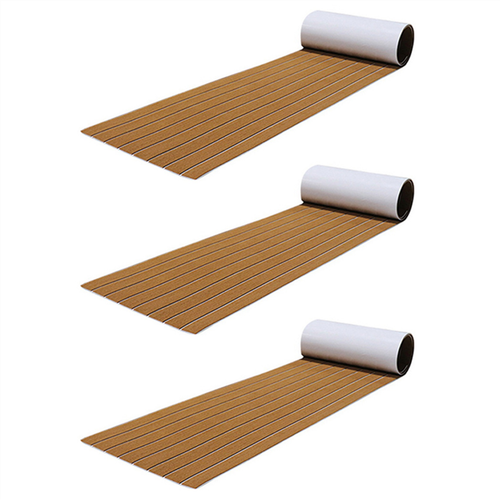Polymères auto-adhésifs en faux teck pour pont de bateau, mousse OligFoam pour pont de yacht, 1200mm x 2400mm x 6mm  34