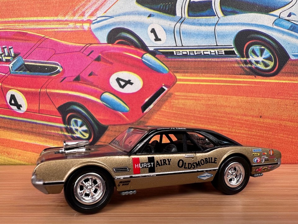 Johny Lightning Hurst Hairy Oldsmobile Cutlass twin 455 engine car | eBay
