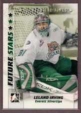 2008-09 In The Game #34 Leland Irving FS (Silvertips)