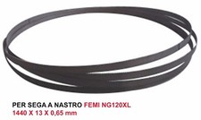 LAMA SEGA A NASTRO BIMETAL M42 PER FEMI NG120XL (1440 x 13 x 0,65 mm) 