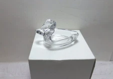 Vintage Duncan Miller Small Clear Glass Duck Ashtray Cigar Cigarette Easter