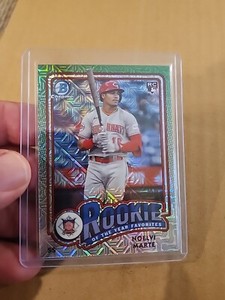 Noelvi Marte 2024 Bowman Chrome Rookie of Year Favorites Mojo ROY4 Reds