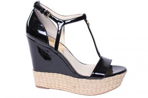 michael kors t strap wedge