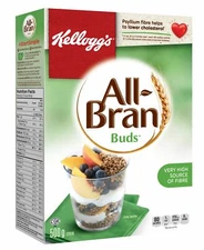 4x Boxes Kellogg's All-Bran Buds Cereal 500g Each -From Canada FRESH & DELICIOUS