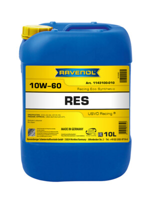 RAVENOL Racing Eco Synthetic RES SAE 10W-60 10 L