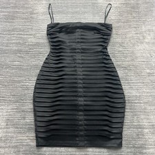 Calvin Klein Dress Size 8 Womens Stretch Zipper Black Small