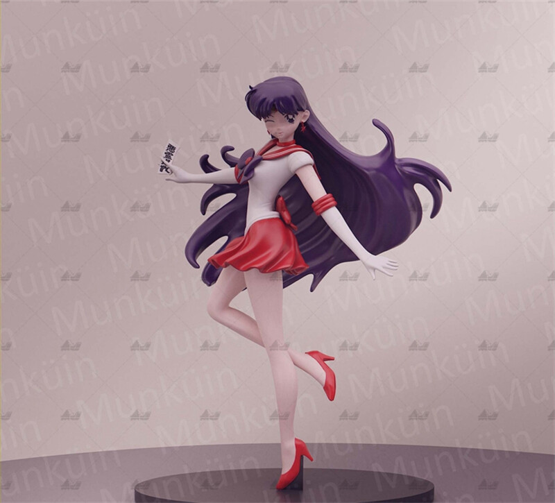 Sailor Mars 3D Printing Unpainted Figure Model GK Blank Kit New