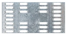 MP 2 in. x 4 in. 20-Gauge Galvanized Mending Plate (Pack of 100) MP24