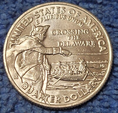 2021 D Washington Crossing the Delaware Quarter, Error, Die