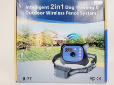 JUSTPET Intelligent Dog Wireless Fence & Training Collar 2-in-1 System Read