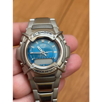 Casio G-shock MTG-510BL-2A MT-G with bright blue dial mens watch