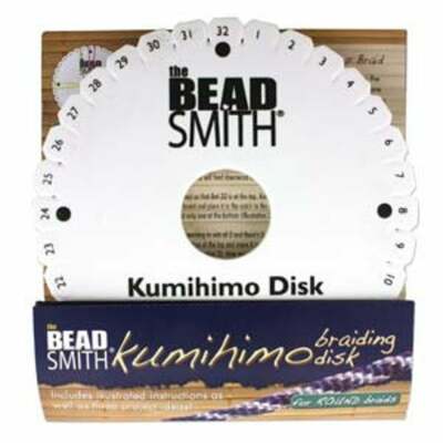 the Beadsmith Kumihimo 6'' Round Braiding Disk ,Jewellery, Crafting,Project Tool
