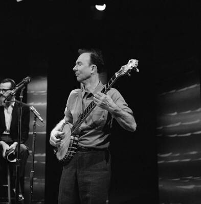 Camera Three Pete Seeger 1965 TV OLD PHOTO 4