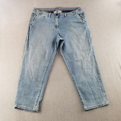 Talbot Jean Capri's Womens Size 16w Blue Dark Wash Heritage Vintage High Quality