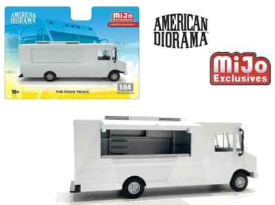 Food Truck  Plain White ****American Diorama MiJo 1:64 OVP