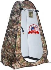 Tienda De Ducha Iluminada De Una Habitacion Con Gancho Para Colgar Camouflage