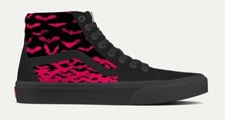 Vans SK8 Custom Sneakers - Lipstick Bats