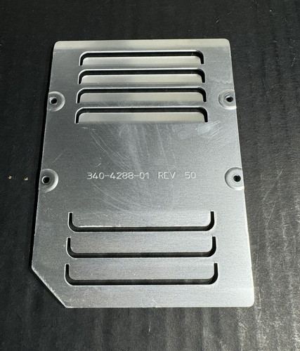 Sun 340-4288 Barrier Plate / Heat Shield for 3.5" FC-AL & SCSI Disks w/screws