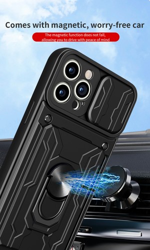 Rugged Card Case Phone Cover For iPhone 16e 15 14 13 OnePlus 12R K11x Nord 4 - Picture 14 of 24