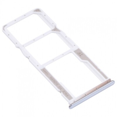 Sim Tray For Xiaomi Redmi Note 10 4G / 10S Card Adapter White Stone