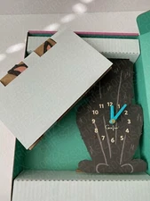 Coraline The Cat Pendulum Wall Clock Collectible Figure Swinging Black Cat Tail