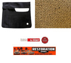 <!--F#f_0-->HOLDEN FX FJ SEDAN BOOT TRUNK MOULDED Beige LOOP CARPET with spare wheel cut<!--F/-->